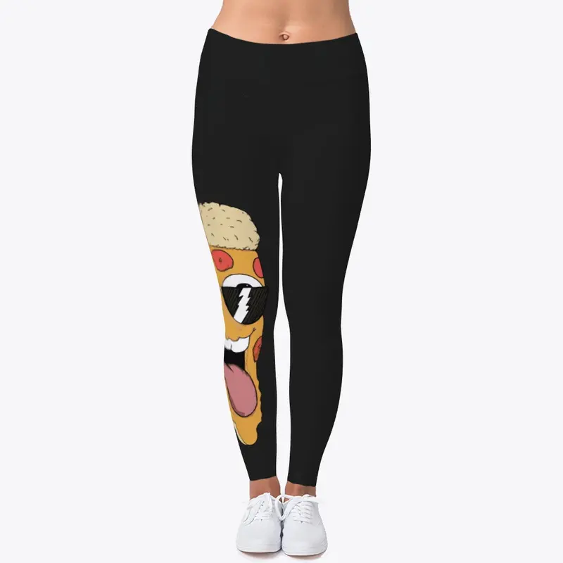 classic sol pizza face leggins